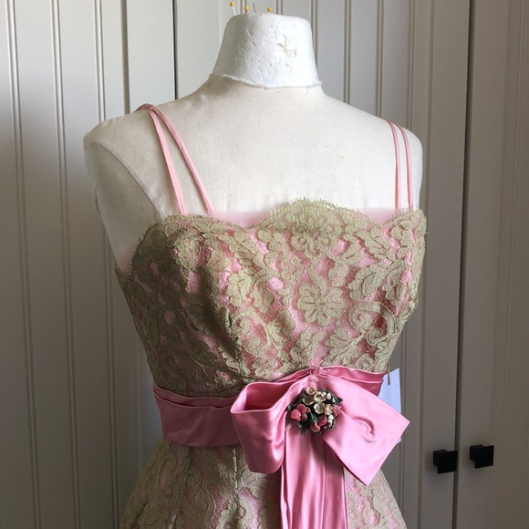 Vintage 1950s Kay Seliq Party Dress - Picture 2 of 3